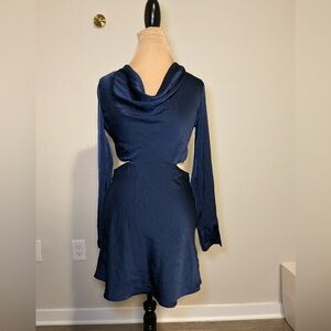 ASOS Elegant Navy Blue Women's Dress